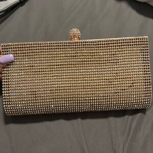 Rose Gold Clutch Purse